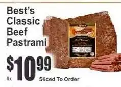 Key Food Best's Classic Beef Pastrami offer
