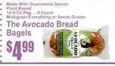 Key Food The Avocado Bread Bagels offer