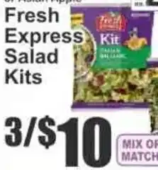 Key Food Fresh Express Kit Salad offer