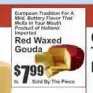 Key Food Red Waxed Gouda offer