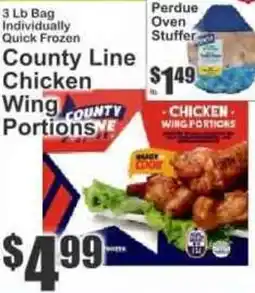 Key Food County Line Chicken Wings Portion offer