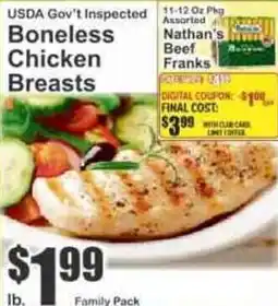 Key Food Boneless Chicken Breasts offer