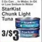 Key Food Starkist Chunk Light Tuna offer