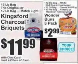 Key Food Kingsford Charcoal Briquets offer