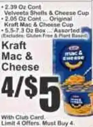Key Food Kraft Mac & Cheese offer