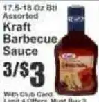 Key Food Kraft Barbecue Sauce offer