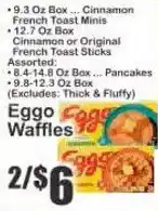 Key Food Eggo Waffles offer