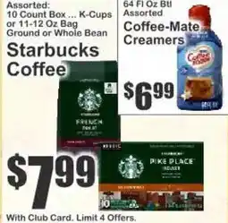 Key Food Starbucks Coffee offer