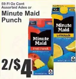 Key Food Minute Maid Punch offer