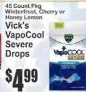 Key Food Vick's VapoCool NyOut Severe Drops offer