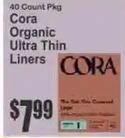 Key Food Cora Organic Ultra Thin Liners offer