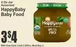 Key Food HappyBaby Baby Food offer
