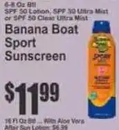 Key Food Banana Boat sport sunscreen offer