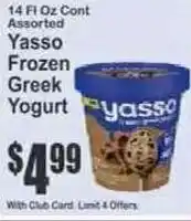 Key Food Yasso Frozen Greek Yogurt offer