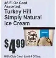 Key Food Turkey Hill Simply Natural Ice Cream offer