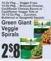 Key Food Green Giant Spirals offer