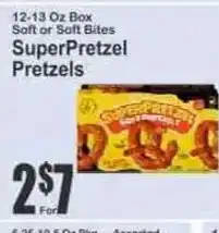 Key Food SuperPretzel Pretzels offer