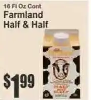 Key Food Farmland Half & Half offer