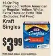 Key Food Kraft Singles offer