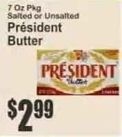 Key Food Président Butter offer