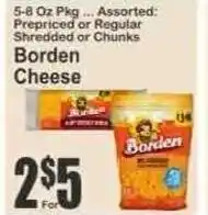 Key Food Borden Cheese offer