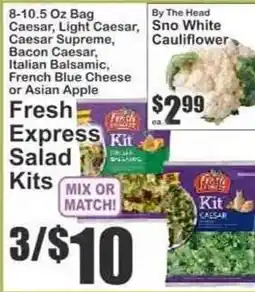 Key Food Fresh express salad kits offer