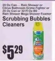 Key Food Scrubbing bubbles cleaners offer