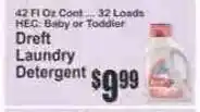 Key Food Dreft laundry deterents offer