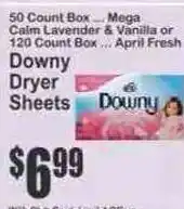 Key Food Downy dryer sheets offer