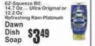 Key Food Dawn Dish Soap offer