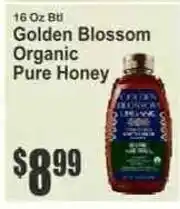 Key Food Golden blossom organic pure honey offer