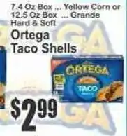 Key Food Ortega Taco Shells offer