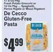 Key Food De cecco gluten-free pasta offer