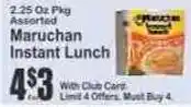 Key Food Maruchan Instant Lunch offer