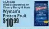 Key Food Wyman's Frozen Fruit offer