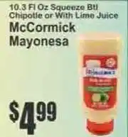 Key Food McCormick Mayonesa offer