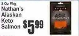 Key Food Nathan's alaskan keto salmon offer