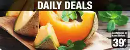 Super King Markets Cantaloupe or hami melon offer