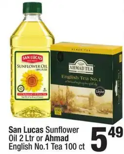 Super King Markets San lucas sunflower oil or ahmad english no.1 tea offer