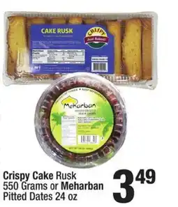 Super King Markets Crispy Cake Rusk or Meharban Pitted Dates offer