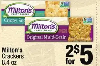 Super King Markets Milton's crackers offer