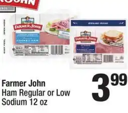 Super King Markets Farmer John Ham Regular or Low Sodium offer