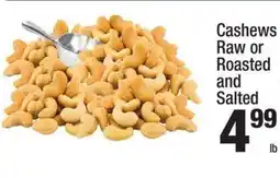 Super King Markets Cashews raw or roasted and salted offer