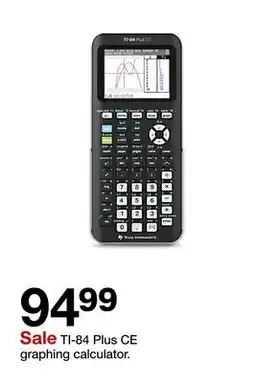 Target TI-84 Plus CE graphing calculator offer