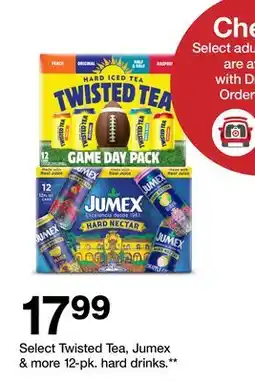Target Select Twisted Tea, Jumex & more 12-pk. hard drinks offer