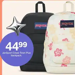 Target JanSport Cross Town Plus backpack, JanSport Cool Student backpack offer