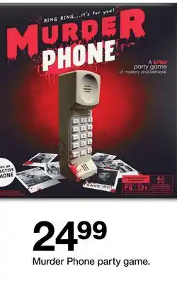 Target Murder Phone party game offer