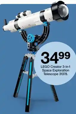 Target LEGO Creator 3-in-1 Space Exploration Telescope offer