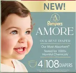 Target Pampers Amore 108 ct. diapers offer