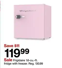 Target Frigidaire 1.6-cu.-ft. fridge with freezer offer
